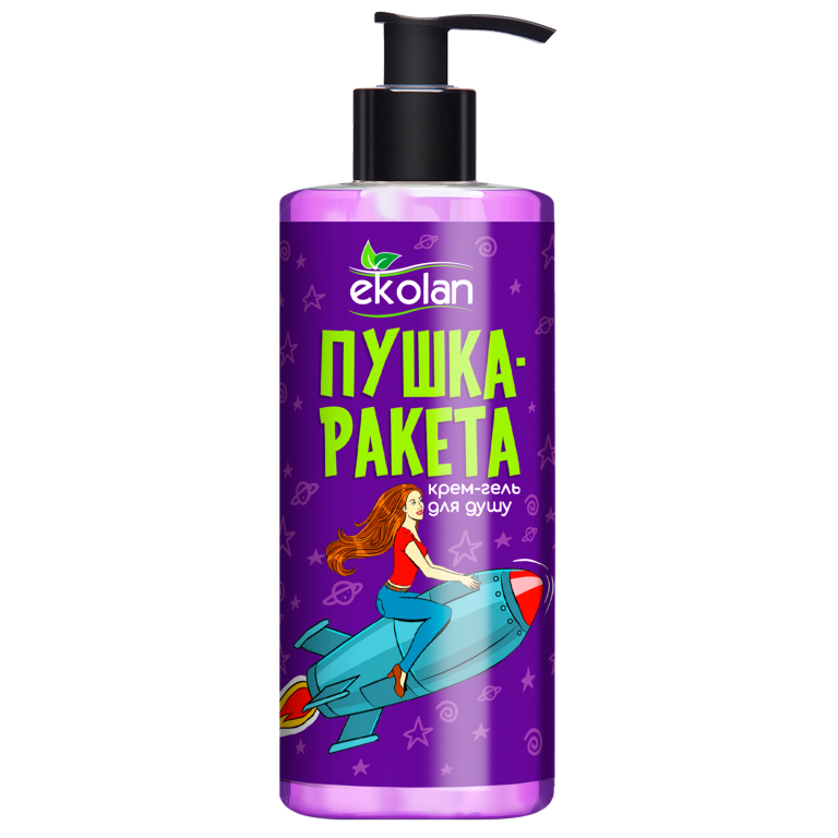 Крем-гель для душу «Пушка-Ракета»
