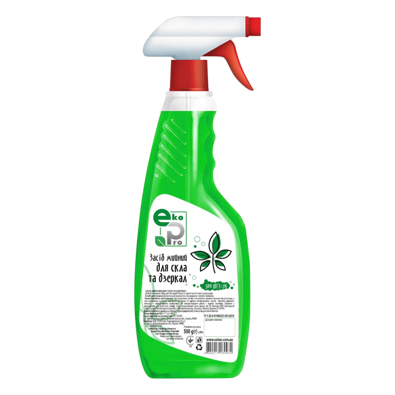 Universal cleaner for glass and mirrors