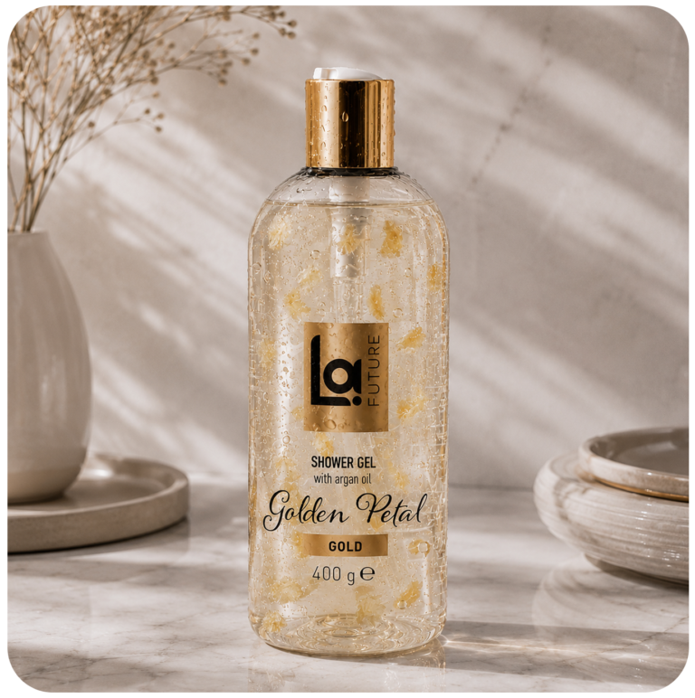 Душ гел с арганово масло «GOLDEN PETAL»