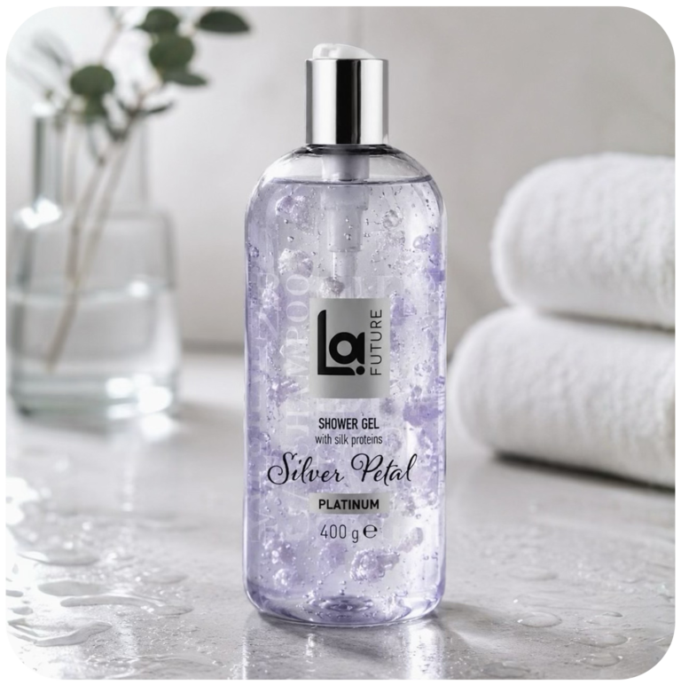 Душ гел с протеини от коприна «SILVER PETAL»